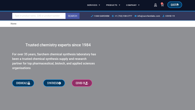 Chemical Synthesis Laboratory | Sarchem Labs