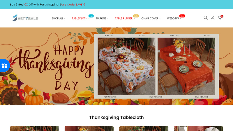 Bring Tablecloths, Table Runners to The World C Sastybale
