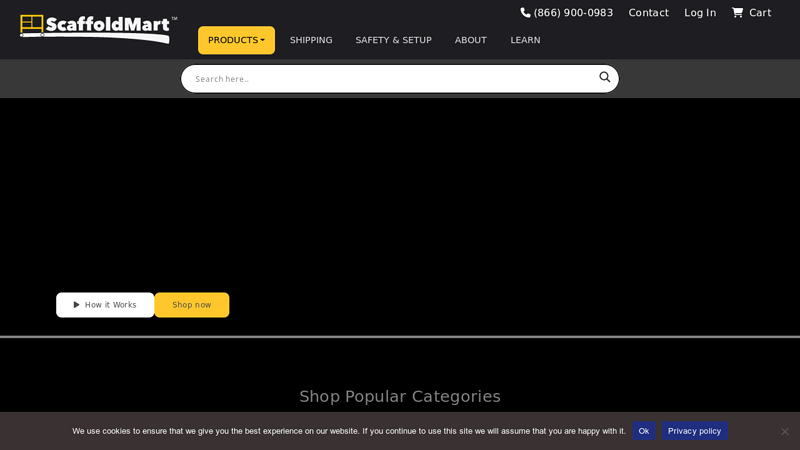 ScaffoldMart Scaffolding & Accessories | Quality is Our Obsession