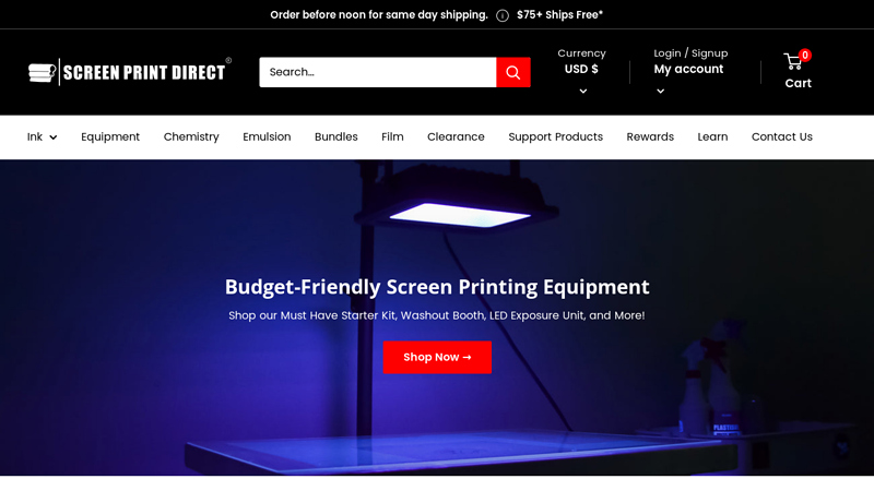 The Best Screen Printing Supplies | Screen Print Direct | Ecotex