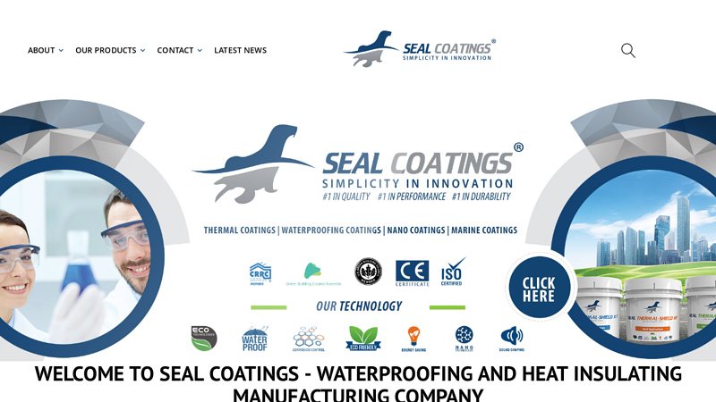 Seal Coatings - Thermal Insulation, Waterproofing & Nano Paints
