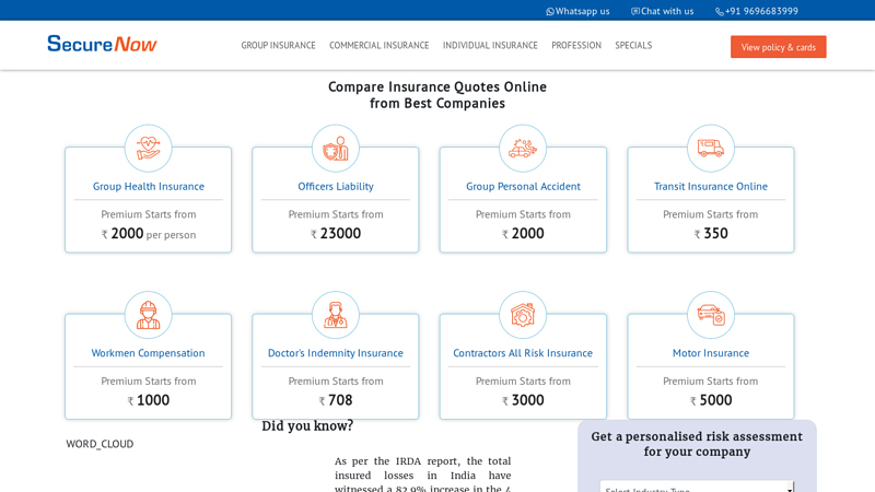 Insurance C Get Quotes, Buy and Renew Online Insurance Policy.