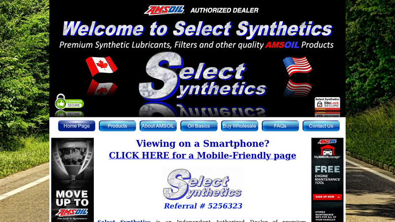 Select Synthetics - AMSOIL Authorized Dealer