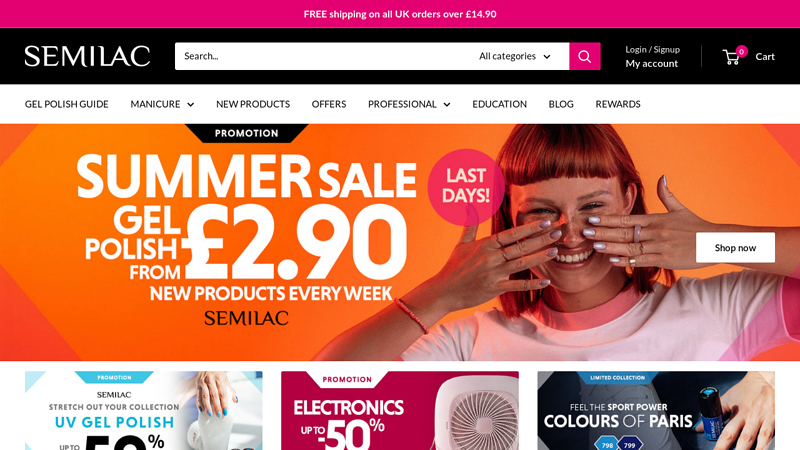 Semilac UK | Pro Gel Nails Polish