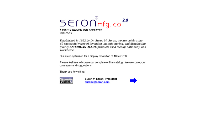 Welcome to Seron? Mfg. Co.