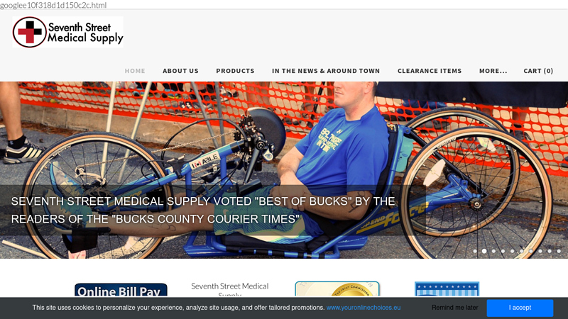 Family Owned & Operated Since 1983 - Seventh Street Medical Supply | Home Page