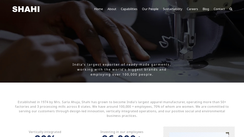 Apparel Manufacturers in Bangalore, India | Shahi Exports Pvt. Ltd.