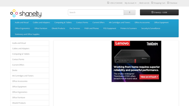 Shanelty - Malta shopping for office supplies, consumables and equipment. Everything that