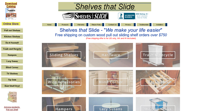 Shelves that slide custom kitchen pull out shelves sliding shelving for your existing cabinets from $59.95 diy pullout shelf manufactured in the US with more than 25 years experience rollout pantry tray pull-outs roll depot LLC