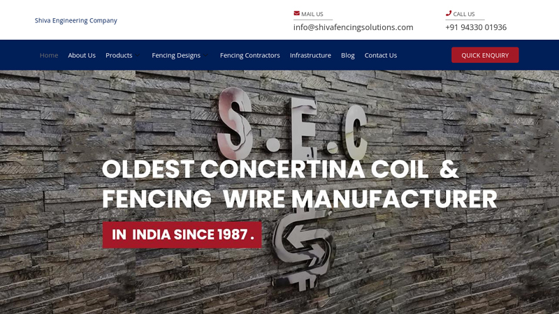 Oldest Fencing Wire Manufacturer | Fencing Supplier in India