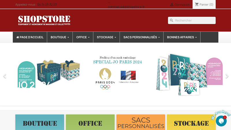 Agencement/emballage/tiquetage/penderie/mannequin