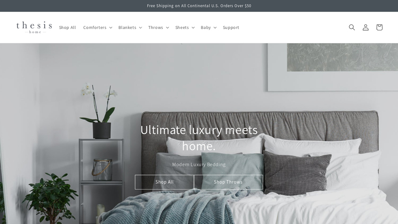 Thesis Home - Bedding, Comforters, Blankets, Throws, Sheet Sets, Baby