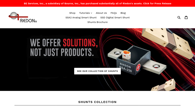 Shunt Resistors, dc ammeter shunts, Ammeter, Empro & Canadian Shunts C Riedon Shunt Resistors