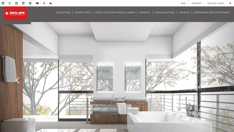 Mirrored Medicine Cabinets for Luxury Bathrooms | SIDLER? International -SIDLER? - Swiss Bathroom Mirrored Medicine Cabinets