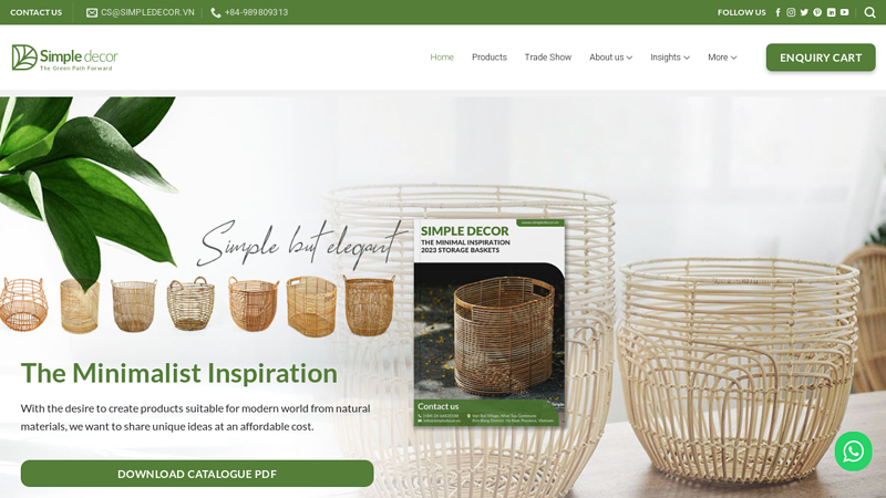 Simple Decor ., JSC - Vietnamese Handicraft Manufacturer & Exporter
