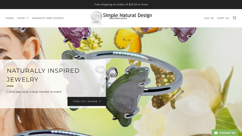 Simple Natural Design Jewelry From Celestial Company