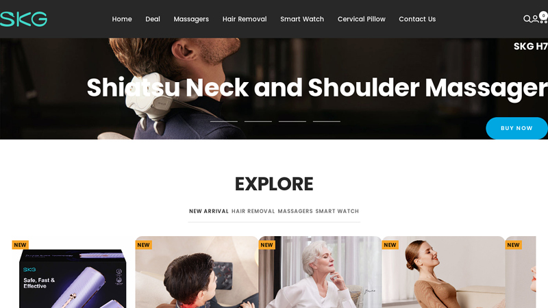 SKG Massager | Shiatsu Massager | Homedics Massager