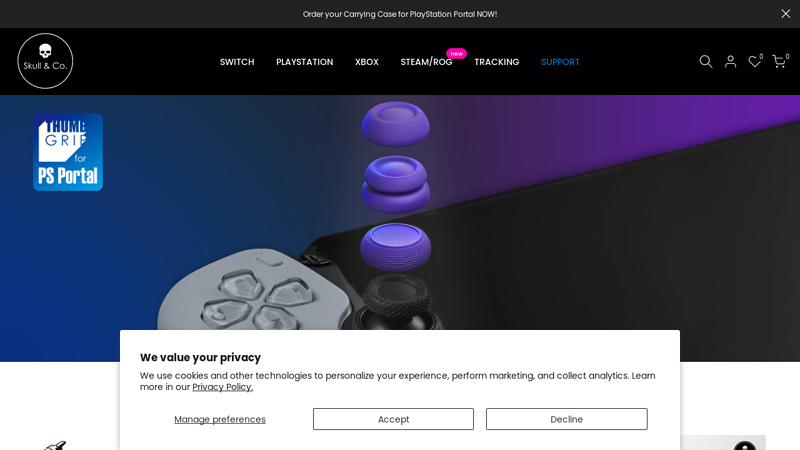 Pro Gaming Accessories | Nintendo Switch, PlayStation, Xbox C Skull & Co. Gaming