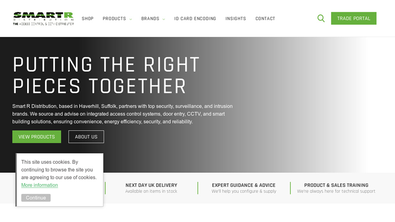 Smart R Distribution - Access Control, CCTV, Door Entry & Smart Building Solutions