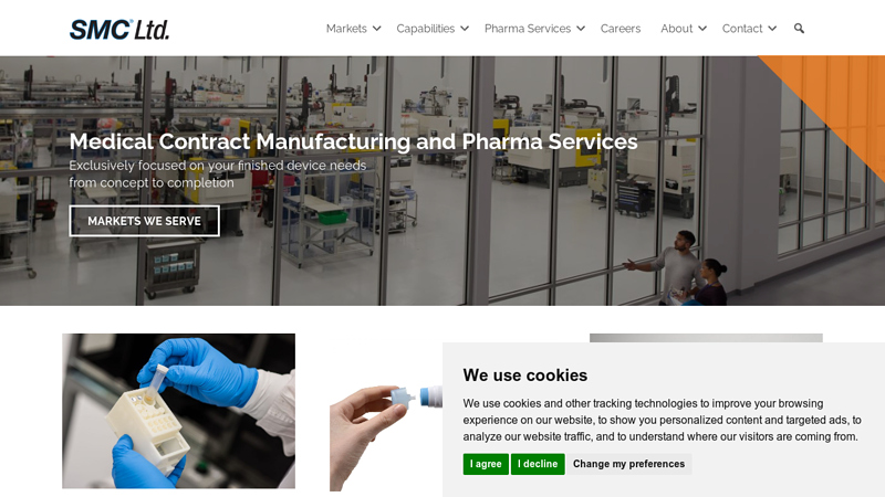 SMC Ltd. | Contract Manufacturing for Medical Devices