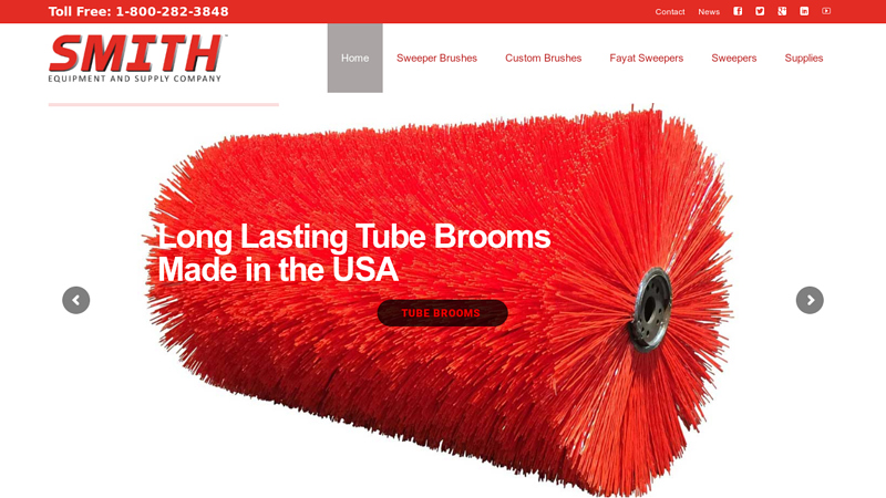 Sweeper Brushes and Attachments | Smith Equipment