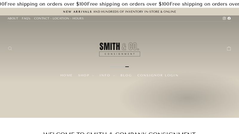 Smith & Co. Consignment - Clothing, Home Decor, Furniture C Smith and Company Consignment
