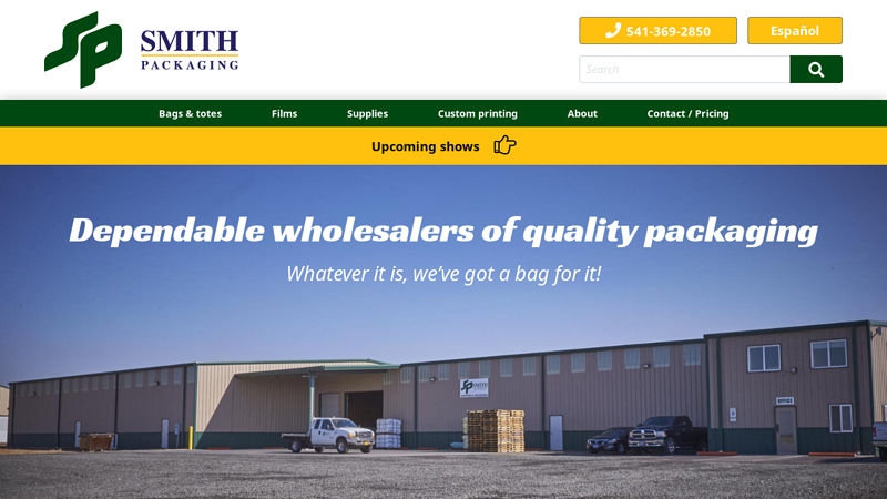 Dependable wholesalers of quality packaging C Smith Packaging