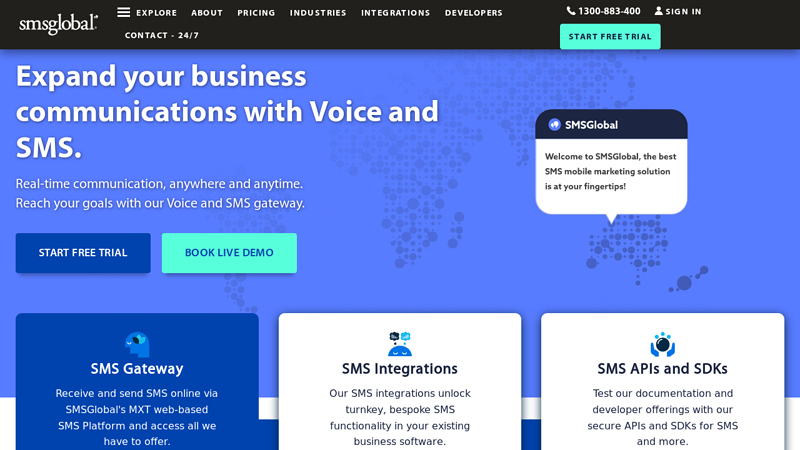 Send & Receive SMS Online. Business SMS API, Software & Text Messaging Plugins