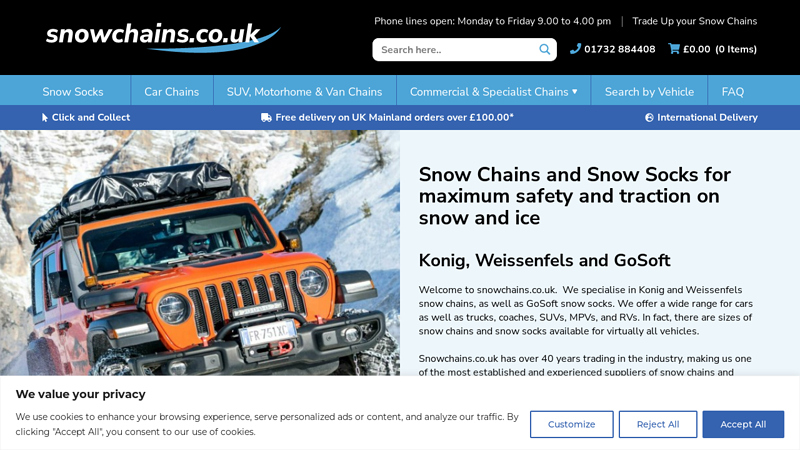 Snow Chains and Snow Socks