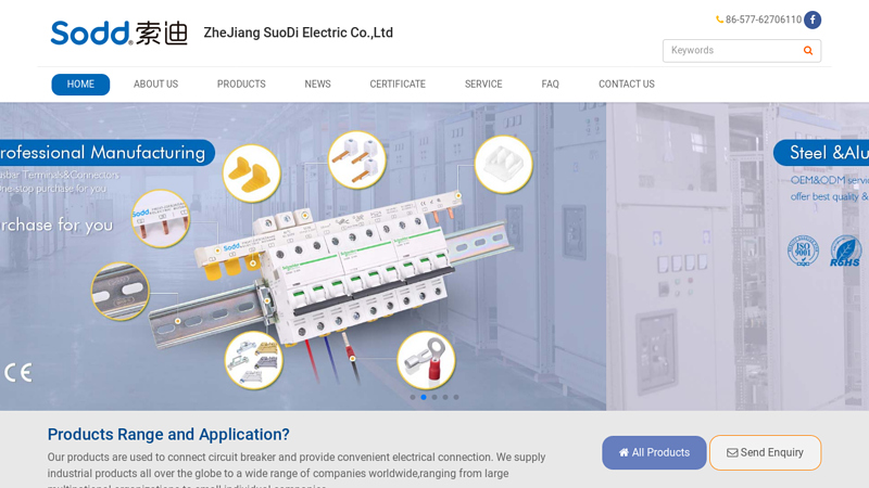 Mcb busbars,Din Rails,Electrical Crimp Terminals - China Sodd Electrical