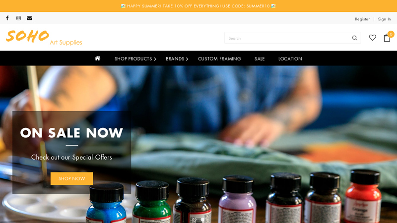 Soho Art Supplies: Artist Materials & Custom Framing