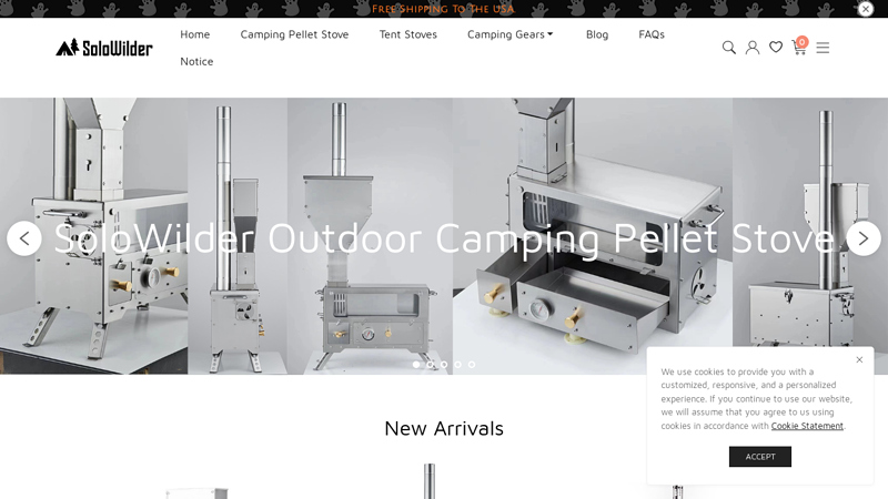 Outdoor Pellet Stove Best Portable Camping Wood Pellet Stove - SoloWilder