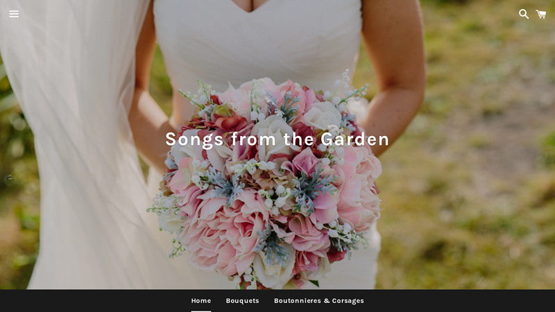 Songs from the Garden Real Touch & Silk Wedding Flowers Bouquets