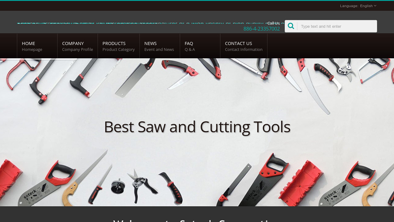 Soteck - A professional manufacturer of a wide variety of high quality hand-operated saws: pruning saws, hand saws, hacksaws, utility knives, pruning shears.