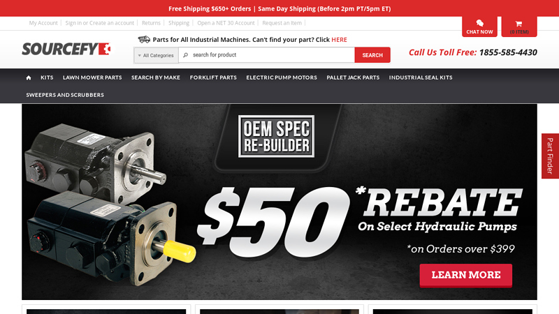 #1 Part Source for Forklift Parts, Pallet Jacks Parts & More | Sourcefy