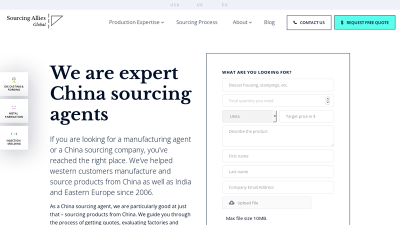 China Sourcing Agent C Reliable Manufacturing in China