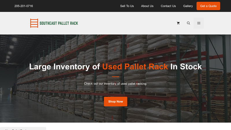 Southeast Pallet Rack - New and Used Pallet Rack
