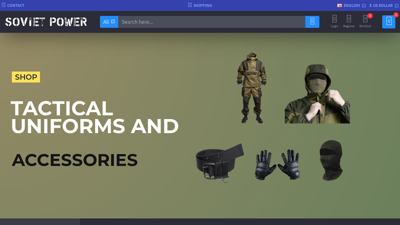 Soviet Power - Tactical Uniforms, Hats, Tactical Gear, Military Surplus camo, Army Boots