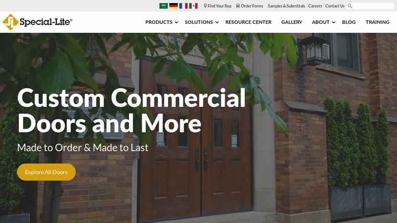 Custom Commercial FRP Doors and more - Special-Lite