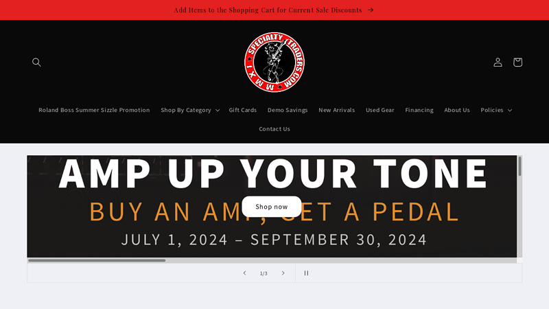 Specialty Traders - Buy New and Used Guitars Online or in Parkersburg