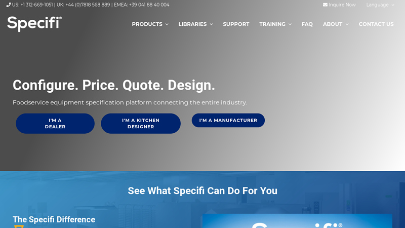 Specifi - A global equipment specification platform