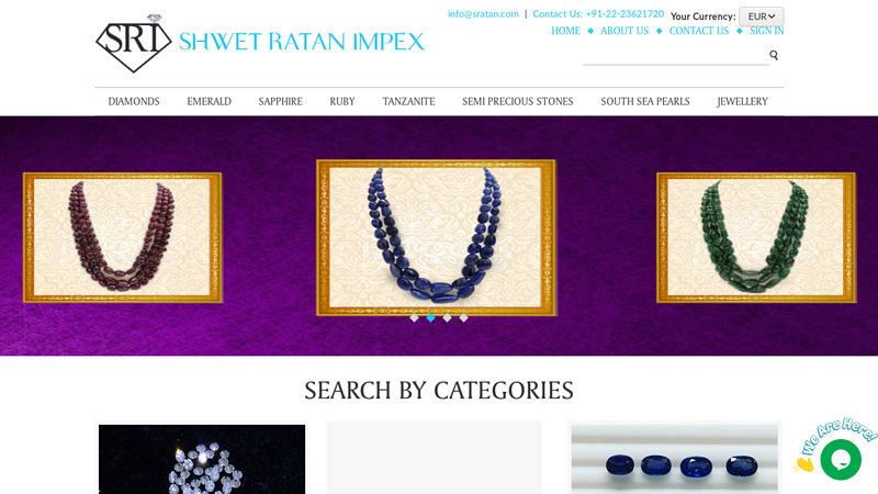 Precious & Semi Precious Gemstones, Beads & Jewellery C Shwet Ratan Impex