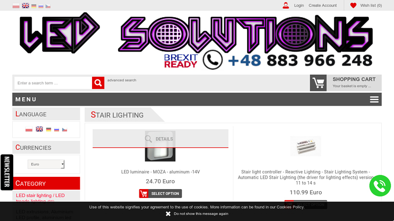 stair-lighting.com ? Stair lights / profil LED / LED extrusions