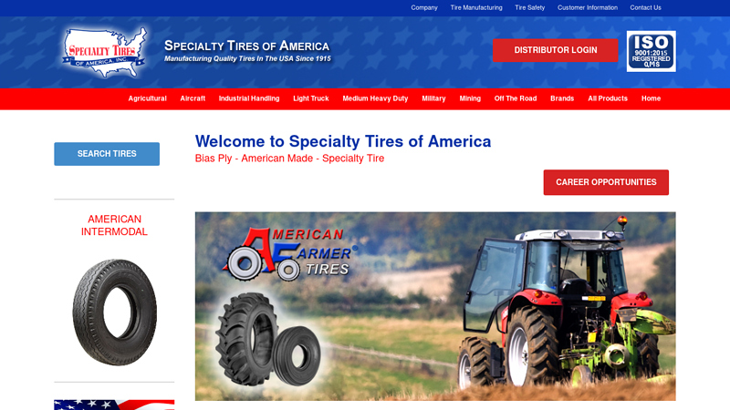 Specialty Tires of America | Bias Ply Tire Manufacturer | USA Made