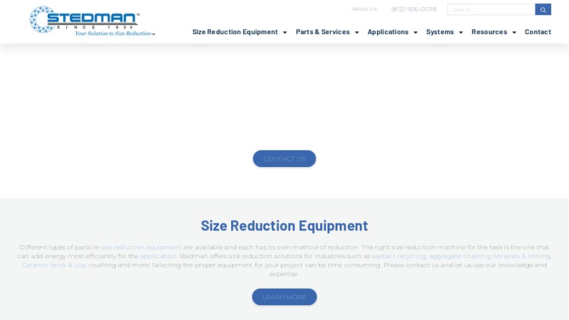 Industrial Crushing Equipment & Pulverizing Mill Manufacturer | Stedman Machine Company