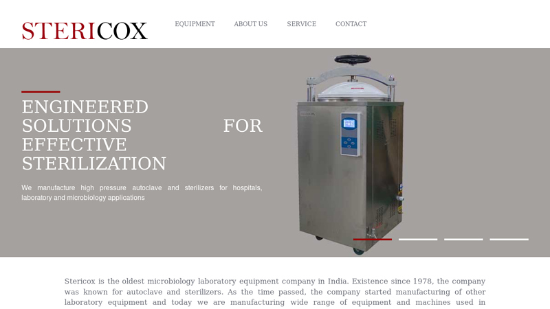 Microbiology Laboratory Equipment Company Manufacturers India - Stericox India Private Limited