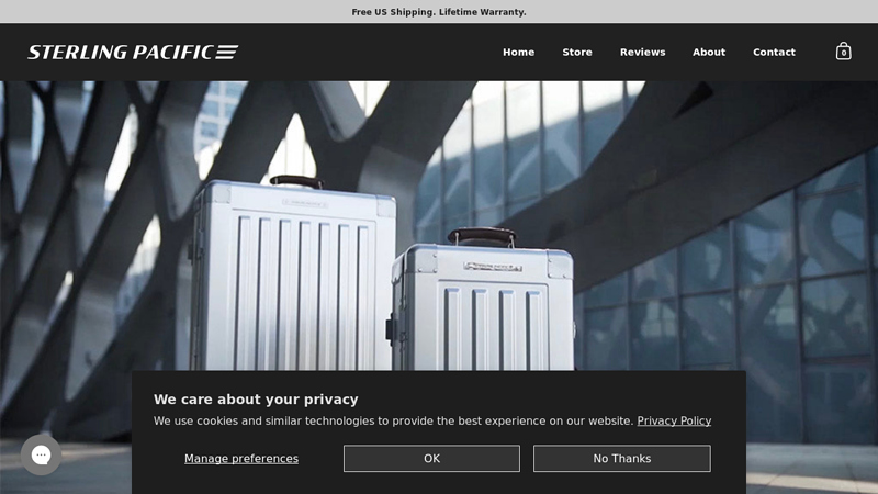 Sterling Pacific C full aluminum travel cases & luggage