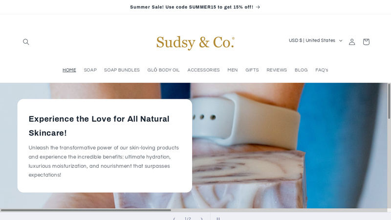 All Natural Soaps & Bath Products! Skin Loving Ingredients. C Sudsy & Co.