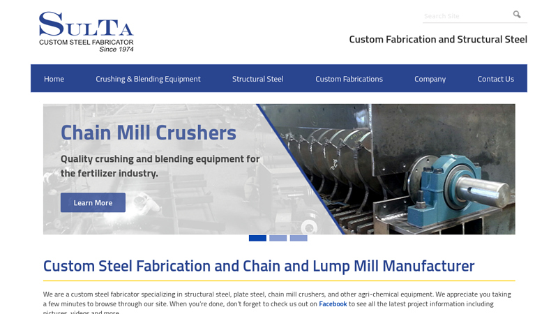 Chain Mill Lump Crushers | Custom Steel Fabrication | Structural Steel | North Texas