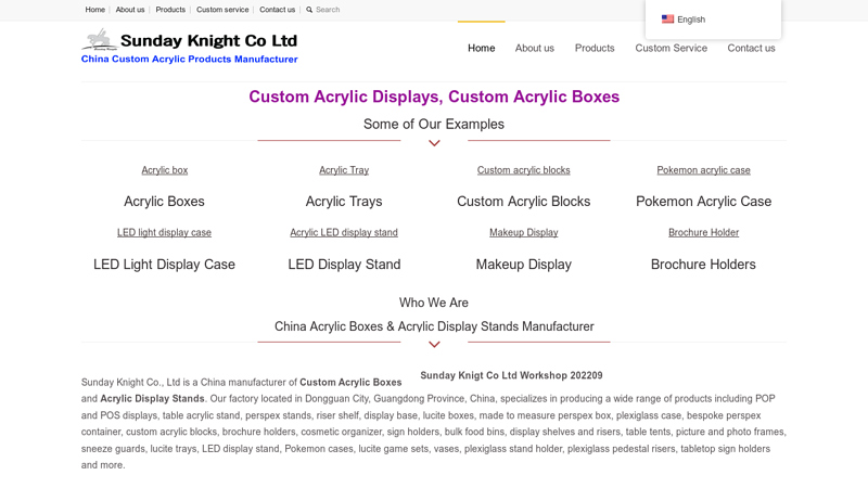 Custom Acrylic Displays, Acrylic Display Stands, Acrylic Boxes